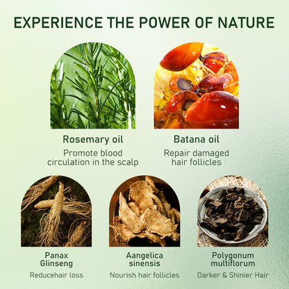 Funzoo® Batana Oil & Rosemary Hair Growth Roll-On Serum