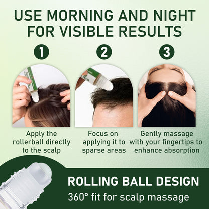 Funzoo® Batana Oil & Rosemary Hair Growth Roll-On Serum