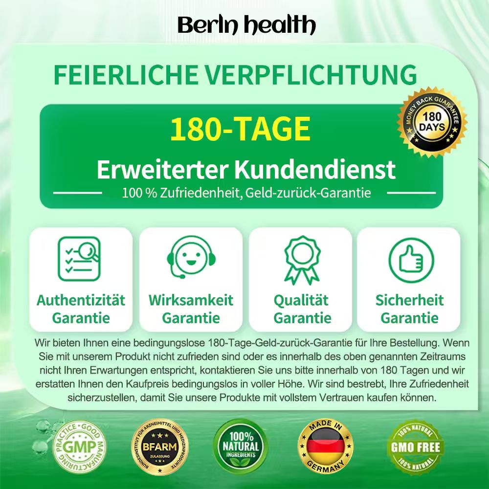 🇩🇪Berlin Health® 𝗚𝗟𝗣-𝟭 𝟖-𝗶𝗻-𝟭 Gesundheitslösung zum Einnehmen (nur einmal täglich, sichtbare Veränderungen in 7 Tagen) ✅ Bei Fettleibigkeit, Herz-Kreislauf-Gesundheit, Diabetes, Schlafapnoe, Darmgesundheit, Gelenkproblemen und mehr