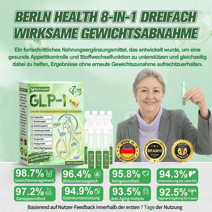 🇩🇪Berlin Health® 𝗚𝗟𝗣-𝟭 𝟖-𝗶𝗻-𝟭 Gesundheitslösung zum Einnehmen (nur einmal täglich, sichtbare Veränderungen in 7 Tagen) ✅ Bei Fettleibigkeit, Herz-Kreislauf-Gesundheit, Diabetes, Schlafapnoe, Darmgesundheit, Gelenkproblemen und mehr
