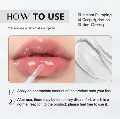 KOEC Lip Plumper gloss lips, Lip plump korean skincare products, kbeauty viral Comfort Glossy Lipgloss Makeup-XDX