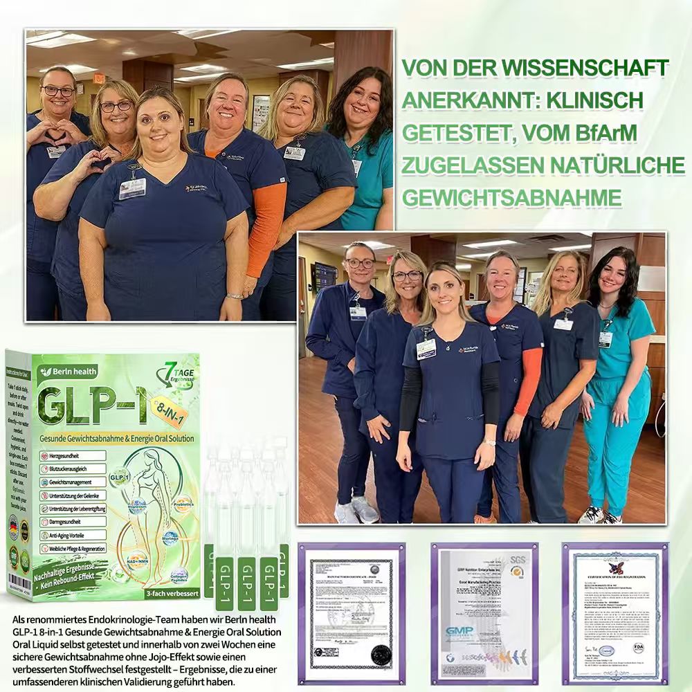 🇩🇪Berlin Health® 𝗚𝗟𝗣-𝟭 𝟖-𝗶𝗻-𝟭 Gesundheitslösung zum Einnehmen (nur einmal täglich, sichtbare Veränderungen in 7 Tagen) ✅ Bei Fettleibigkeit, Herz-Kreislauf-Gesundheit, Diabetes, Schlafapnoe, Darmgesundheit, Gelenkproblemen und mehr
