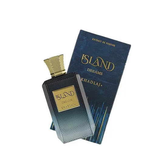Khadlaj Island Dreams for Unisex Extrait de Parfum Spray, 3.4 Ounce